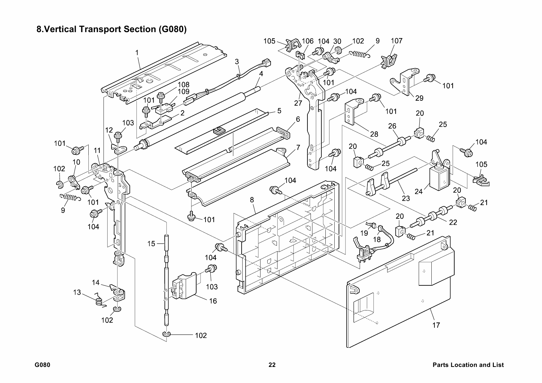 RICOH Options G080 G367 Parts Catalog PDF download-5 RICOH Options G080 G367 Parts Catalog PDF download-5